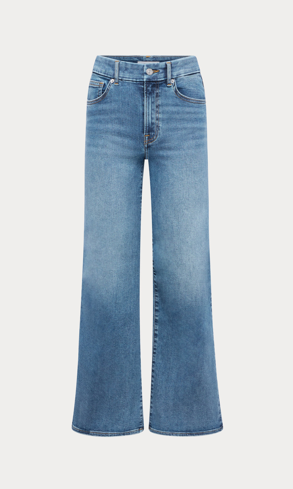 ALWAYS FITS PETITE SLIM PALAZZO JEANS TAWNY